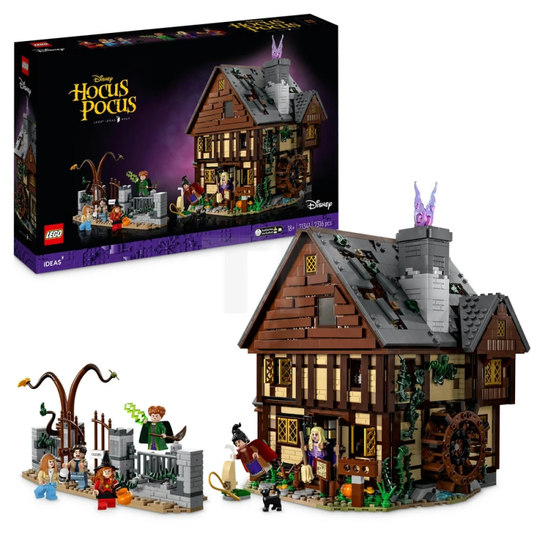 LEGO&reg; 21341 Disney Hocus Pocus: The Sanderson Sisters' Cottage
