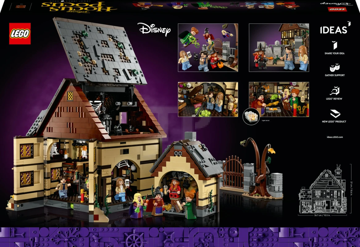 LEGO&reg; 21341 Disney Hocus Pocus: The Sanderson Sisters' Cottage
