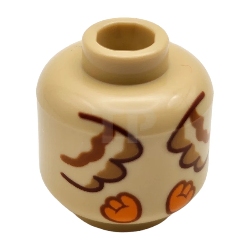 LEGO&reg; 6483584 - 28621pb0293 - Head Mnifig with Wings and Feet Pattern (Me-Owl)