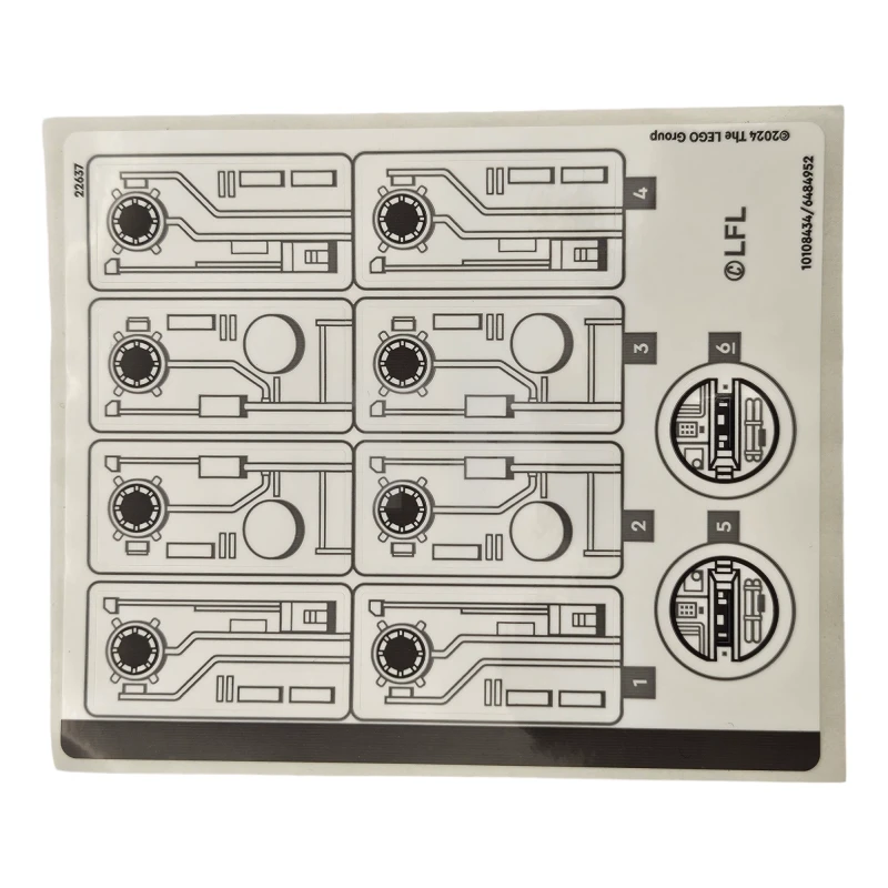 LEGO&reg; 6484952 - Sticker for Set 75376