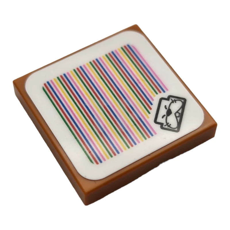 LEGO&reg; 6315927 - 3068pb1360 - Tile 2 x 2 with Super Mario Scanner Code Monty Mole Pattern