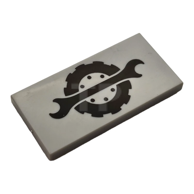 LEGO&reg; 6480738 - 87079pb1418 - Carreau 2 x 4 avec roue et modèle de clé à molette.