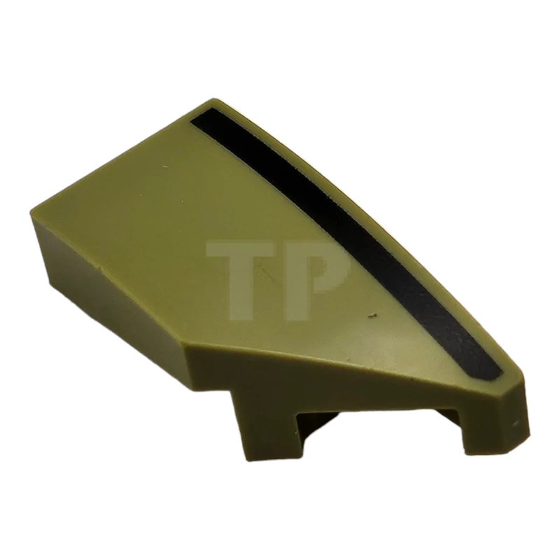 LEGO&reg; 6523574 - 29119pb035 - Slope 2 x 1 x 2/3 Wedge with Stripe Pattern