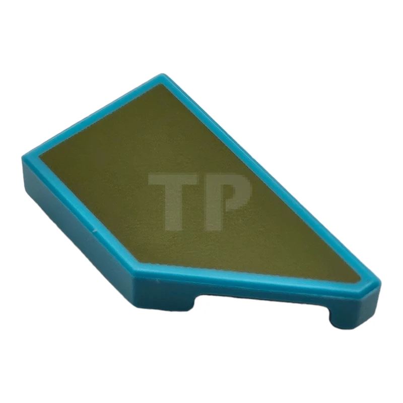 LEGO&reg; 6510954 - 5092pb01 - Baldosa 1 x 2 Cuña Derecha con Superficie Coloreada