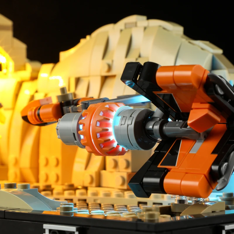 Light kit for LEGO® 75380 Mos Espa Podrace Diorama
