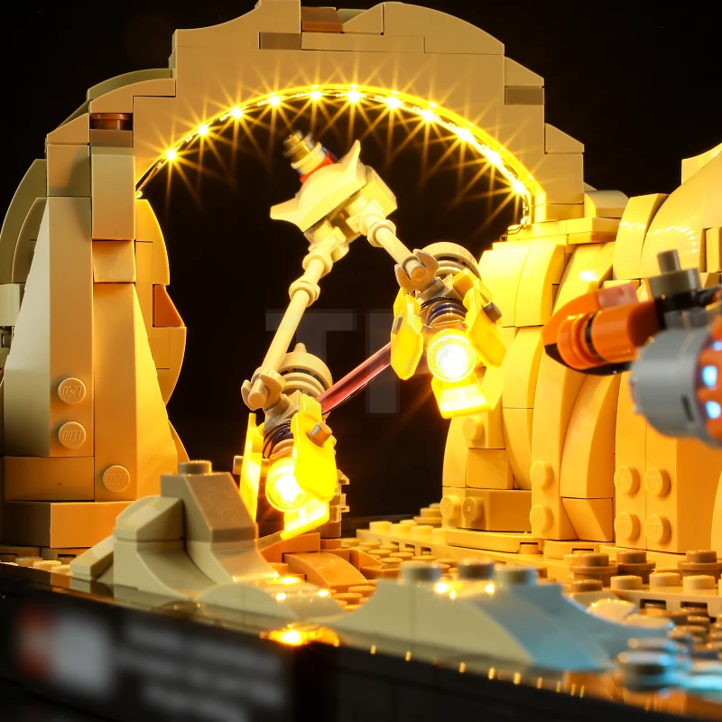 Light kit for LEGO® 75380 Mos Espa Podrace Diorama