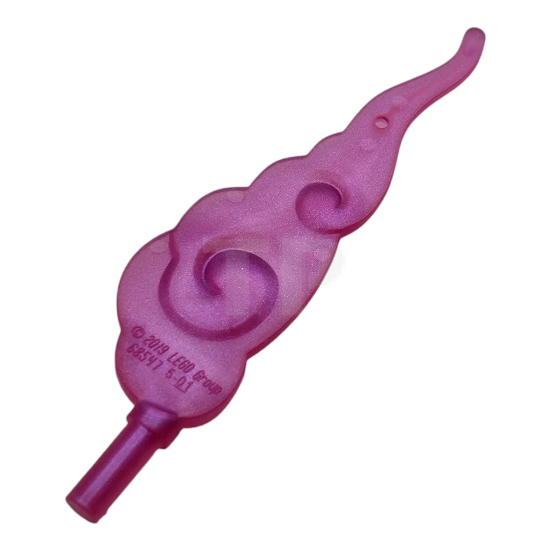 LEGO&reg; 6514393 - 68547 - Wave Rounded Swirls with Pin (Cloud / Wind Gusts)