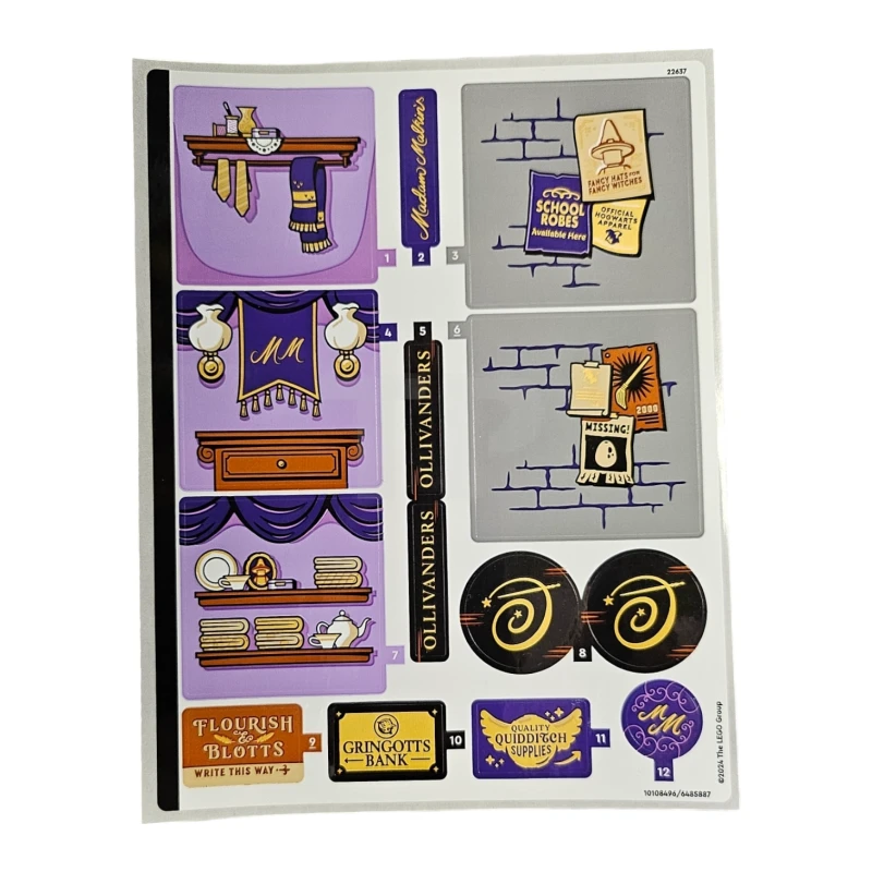 LEGO&reg; 6485887 - Sticker for Set 76439