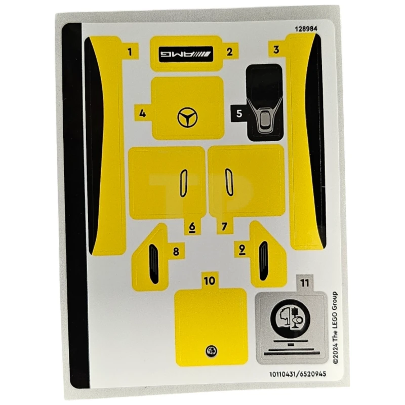 LEGO&reg; 6520945 - Autocollant pour l'ensemble 76924 - Feuille 1