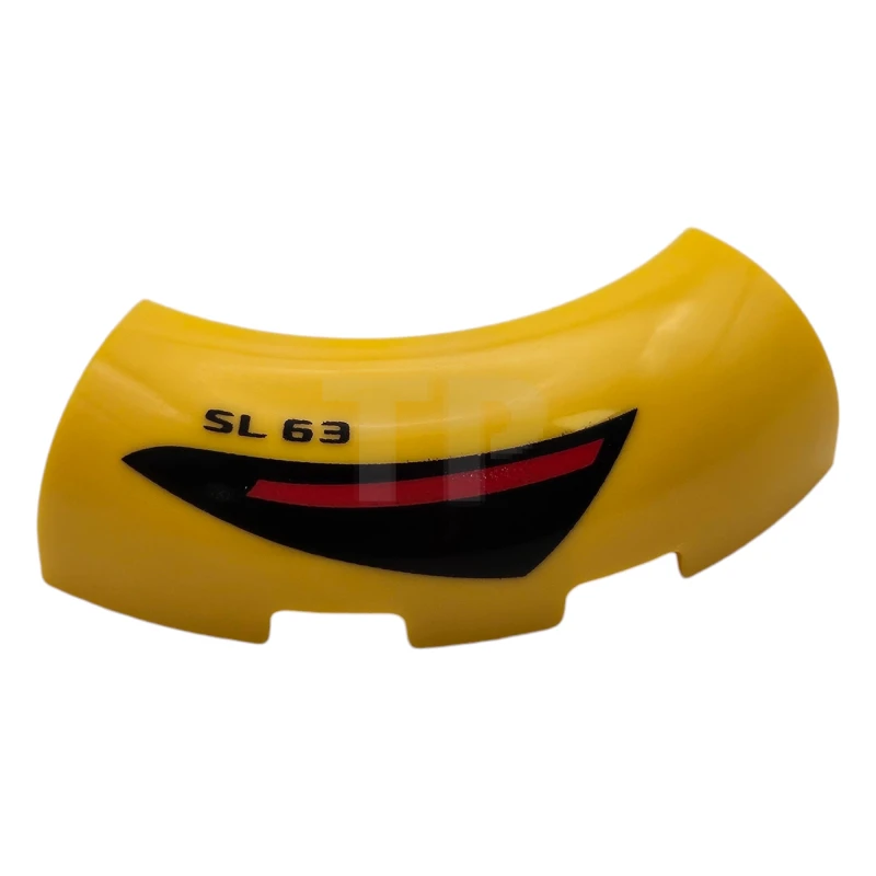 LEGO&reg; 6472289 - 65617pb01R - Slope Spherical 3 x 3 Round Corner with Taillight and 'SL 63' Pattern