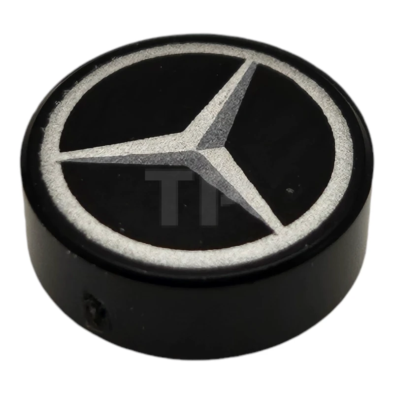 LEGO&reg; 6472287 - 98138pb429 - Tile 1 x 1 Round with Mercedes-AMG Logo Pattern
