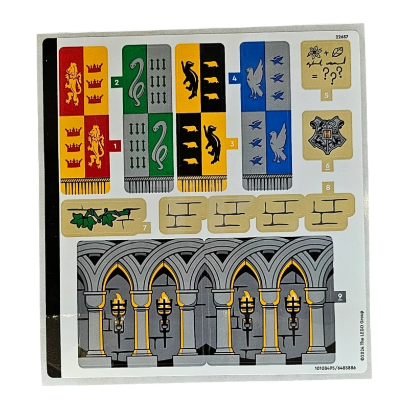 LEGO&reg; 6485886 - Autocollant pour l'ensemble 76435 - Feuille 1