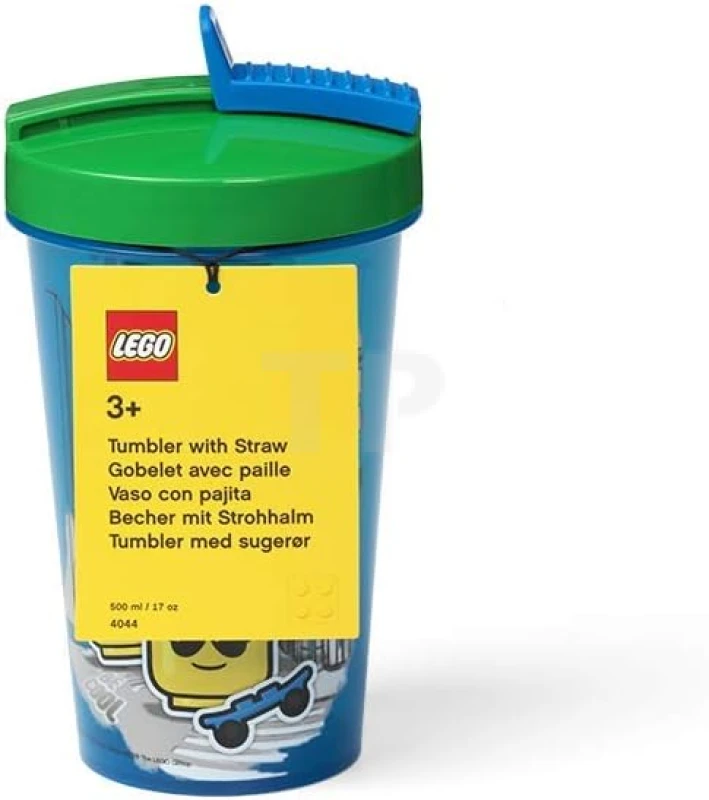 LEGO Tumbler With Straw Iconic Boy