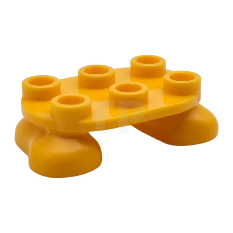 LEGO&reg; 6353232 - 66859 - Poten met plaat Rond 2 x 3 - 2 Voeten