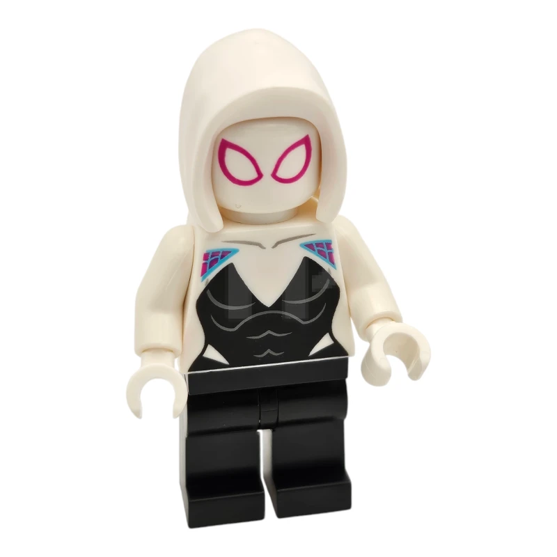 LEGO&reg; sh00682 Ghost Spider / Spider-Gwen - White Basic Smooth Hood