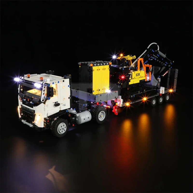 Light kit for LEGO® 42175 Volvo FMX Truck & EC230 Electric Excavator