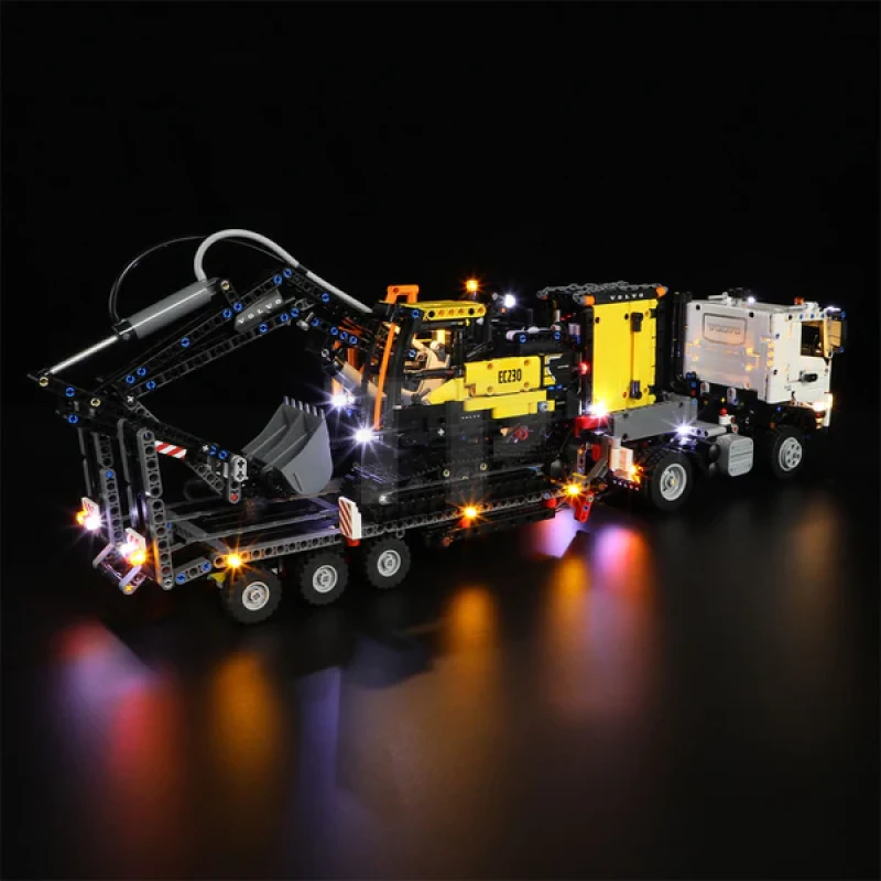 Light kit for LEGO® 42175 Volvo FMX Truck & EC230 Electric Excavator