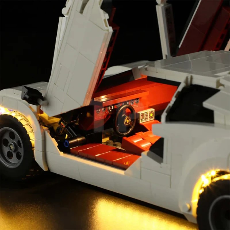 Light kit for LEGO® 10337 Lamborghini Countach 5000 Quattrovalvole