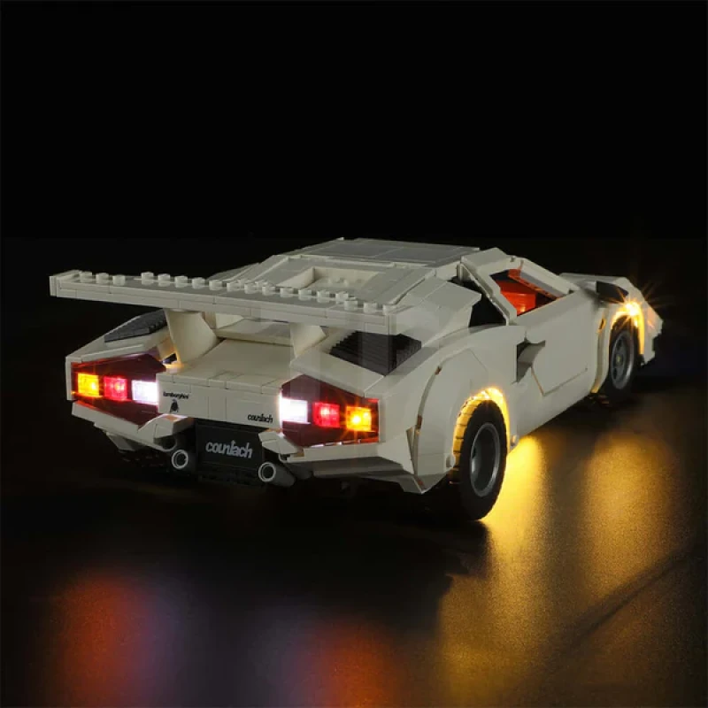 Light kit for LEGO® 10337 Lamborghini Countach 5000 Quattrovalvole