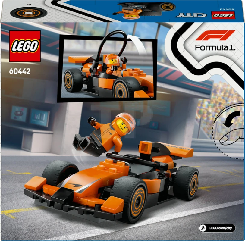 LEGO&reg; 60442 F1® coureur met McLaren racewagen
