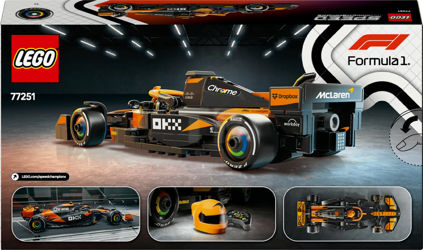 LEGO 77251 McLaren F1 Team MCL38 Race Car ToyPro
