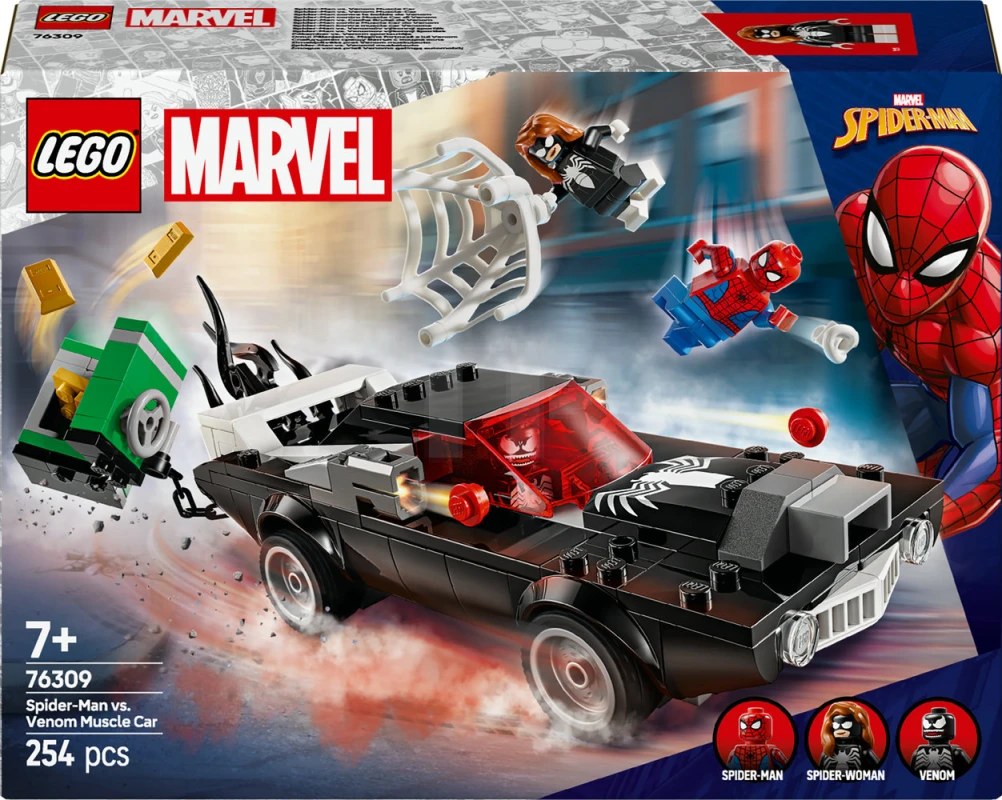 LEGO&reg; 76309 Spider-Man vs. Venoms klassieke auto