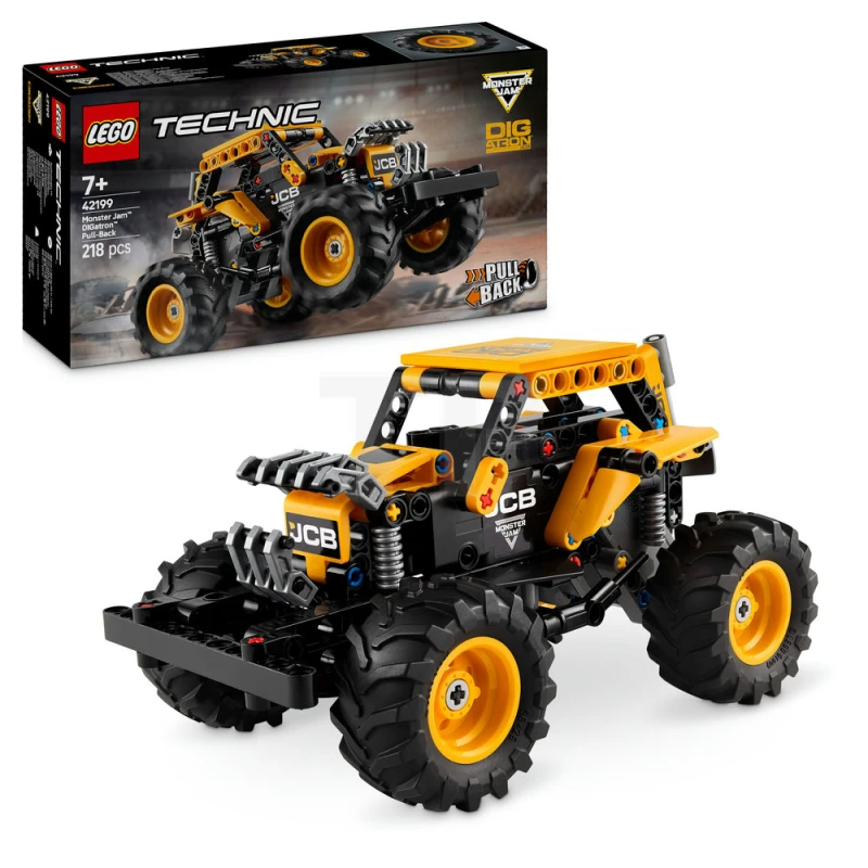 LEGO&reg; 42199 Monster Jam™ DIGatron™ pull-back