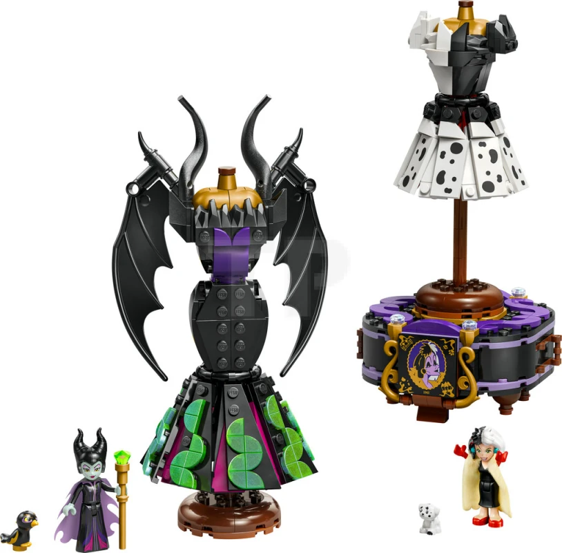 LEGO&reg; 43262 Maleficent's and Cruella De Vil's Dresses