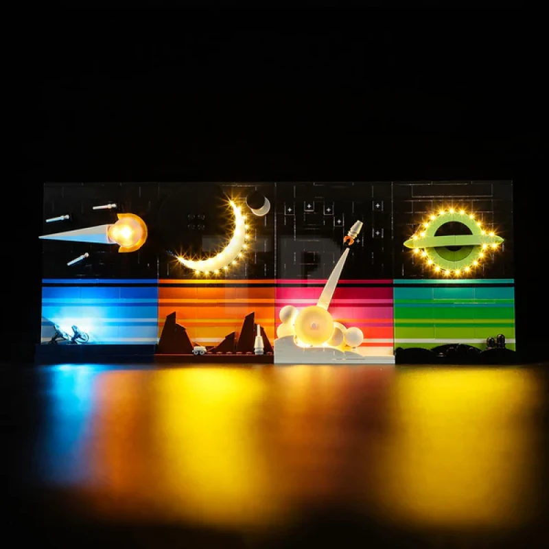 Light kit for LEGO® 21340 Tales of the Space Age