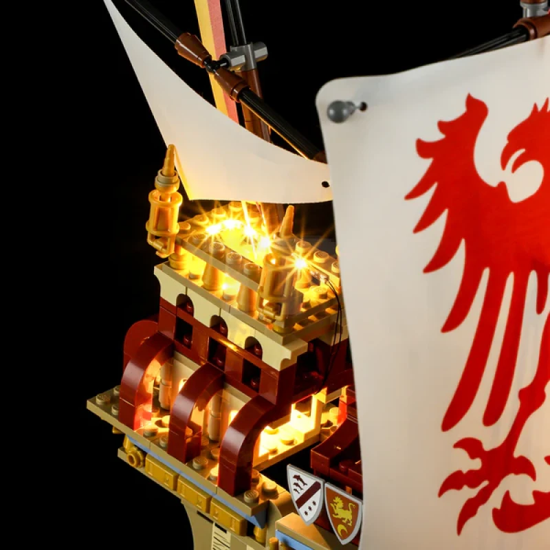 Light kit for LEGO® 76440 Triwizard Tournament: The Arrival /Durmstrang ship