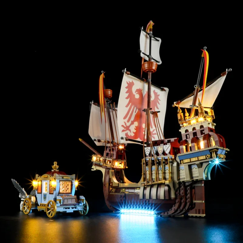 Light kit for LEGO® 76440 Triwizard Tournament: The Arrival /Durmstrang ship