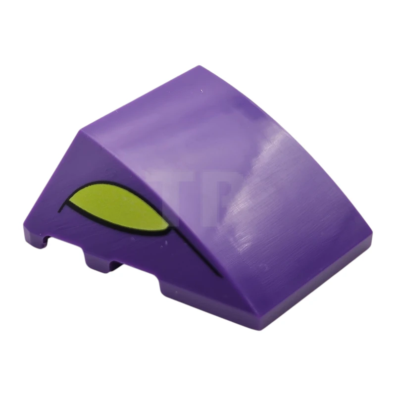 LEGO&reg; 6473003 - 64225pb074 - Wedge 4 x 3 Triple Curved with Eyes Pattern