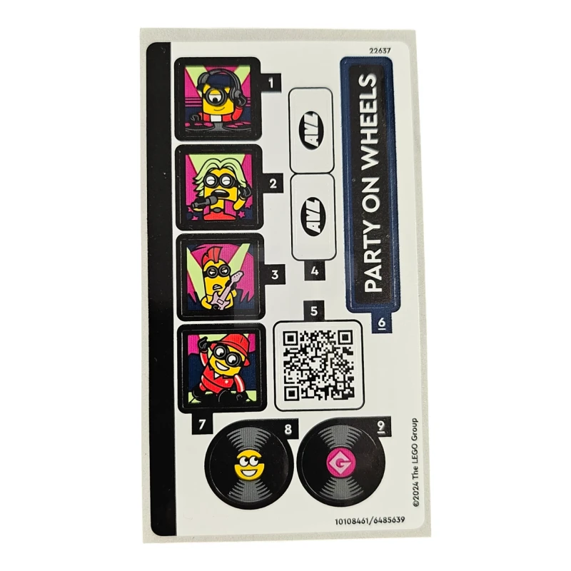 LEGO&reg; 6485639 - Autocollant pour l'ensemble 75581