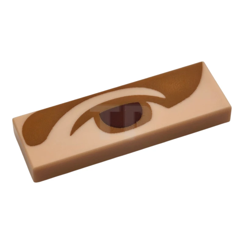 LEGO&reg; 6483410 - 63864pb265 - Carreau 1 x 3 avec motif d'œil (Mona Lisa)