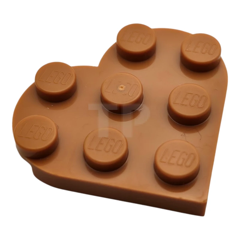 LEGO&reg; 6494132 - 39613 - Plate 3 x 3 - Heart