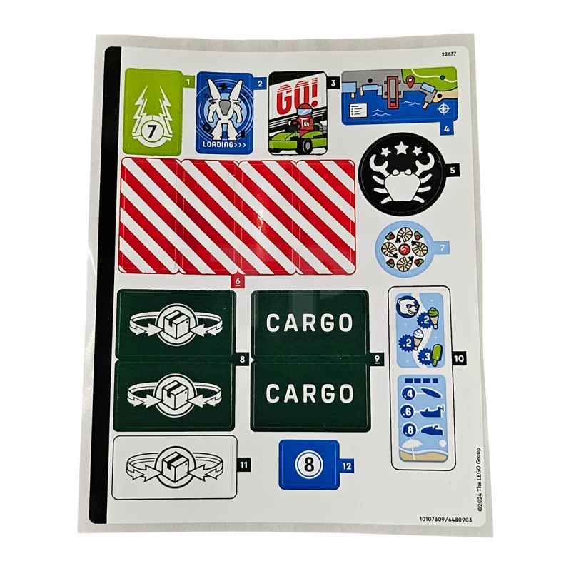 LEGO&reg; 6480903 - Autocollant pour l'ensemble 60422