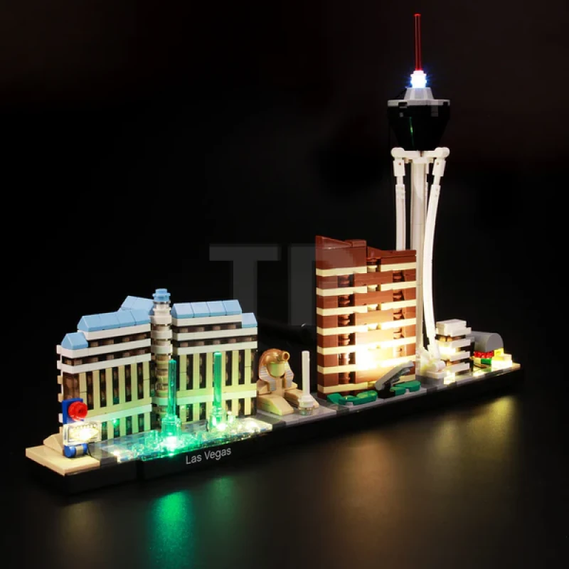 Light kit for LEGO® 21047 Las Vegas