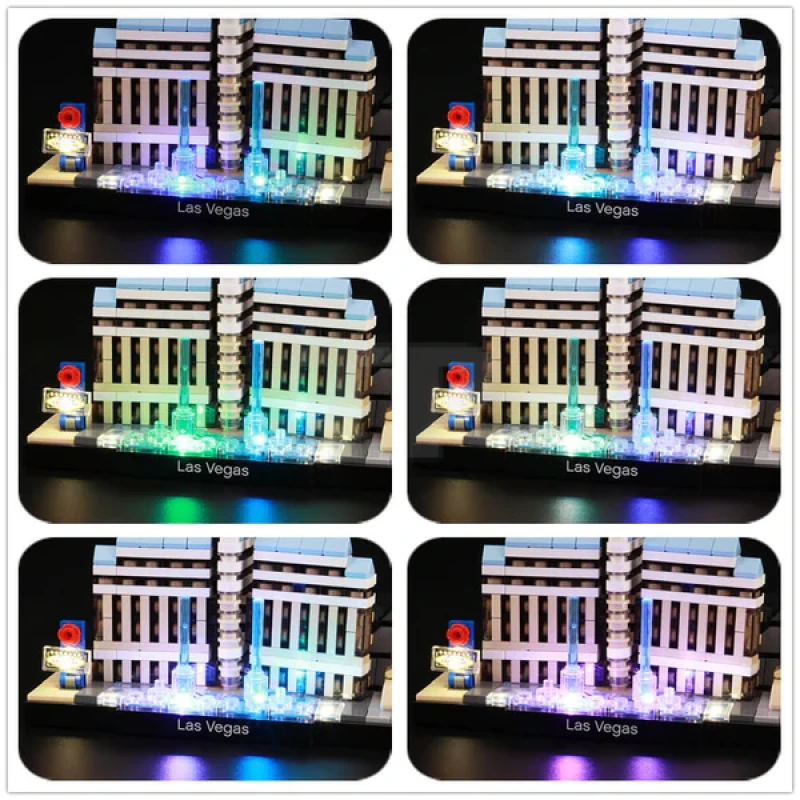 Light kit for LEGO® 21047 Las Vegas