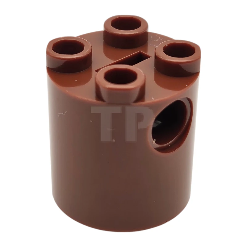 LEGO&reg; 6487477 - 30361c - Brick 2 x 2 x 2 Round with Bottom Axle Holder (+ Orientation)