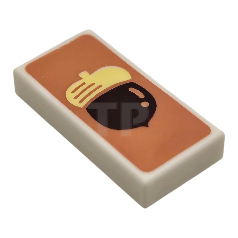 LEGO&reg; 6469573 - 3069pb1220 - Tile 1 x 2 with Acorn Pattern