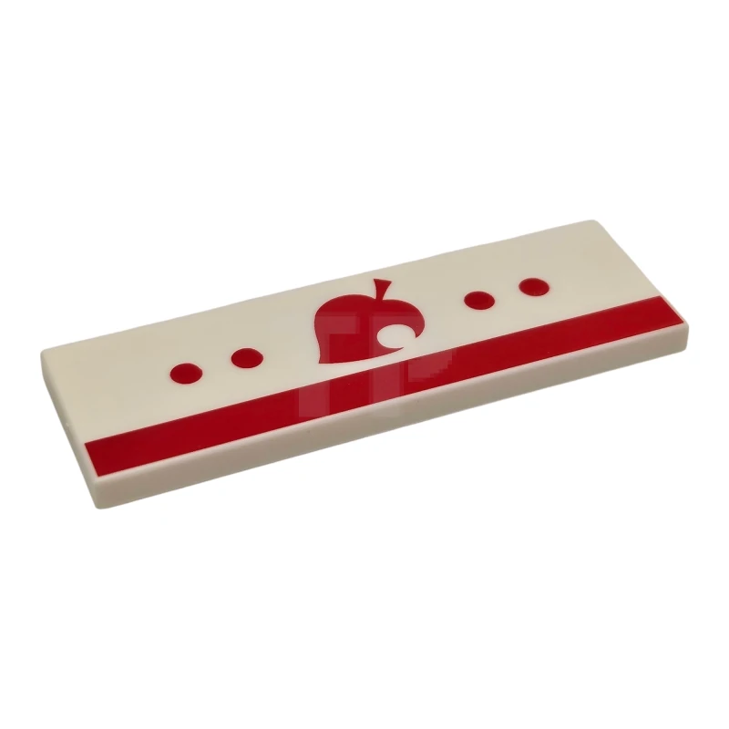LEGO&reg; 6469571 - 69729pb107 - Tile 2 x 6 with Animal Crossing Nook's Cranny Sign Pattern
