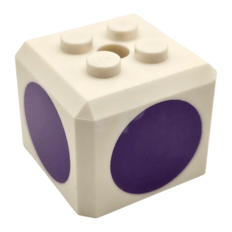 LEGO&reg; 6407496 - 66855pb05 - Cubo 3 x 3 x 2 con borchie sulla parte superiore e motivo a cerchio su quattro lati