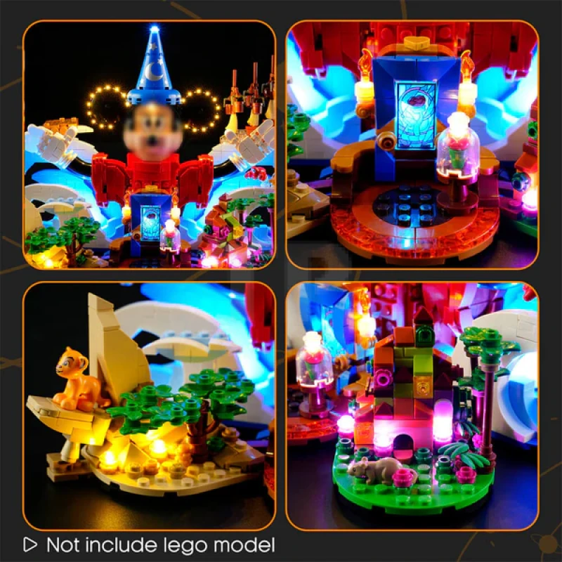 Light kit for LEGO® 21352 Magic of Disney