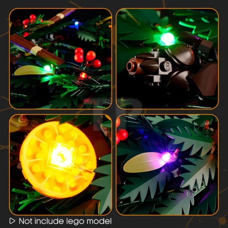 Light kit for LEGO® 10340 Wreath