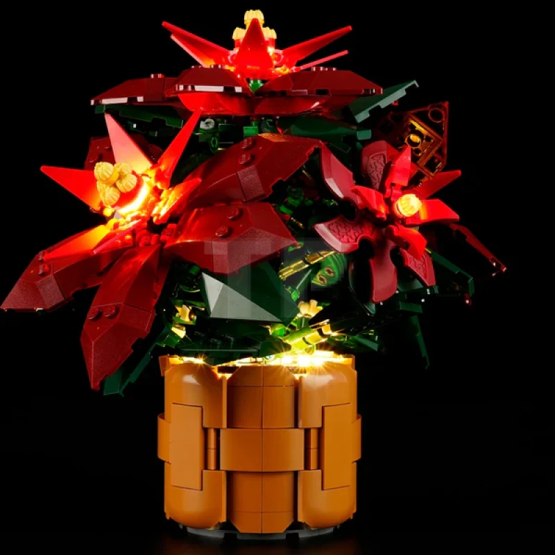 Light kit for LEGO® 10370 Poinsettia