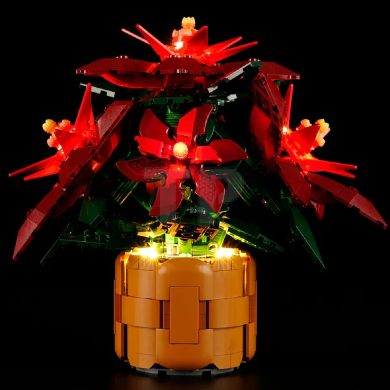 Light kit for LEGO® 10370 Poinsettia