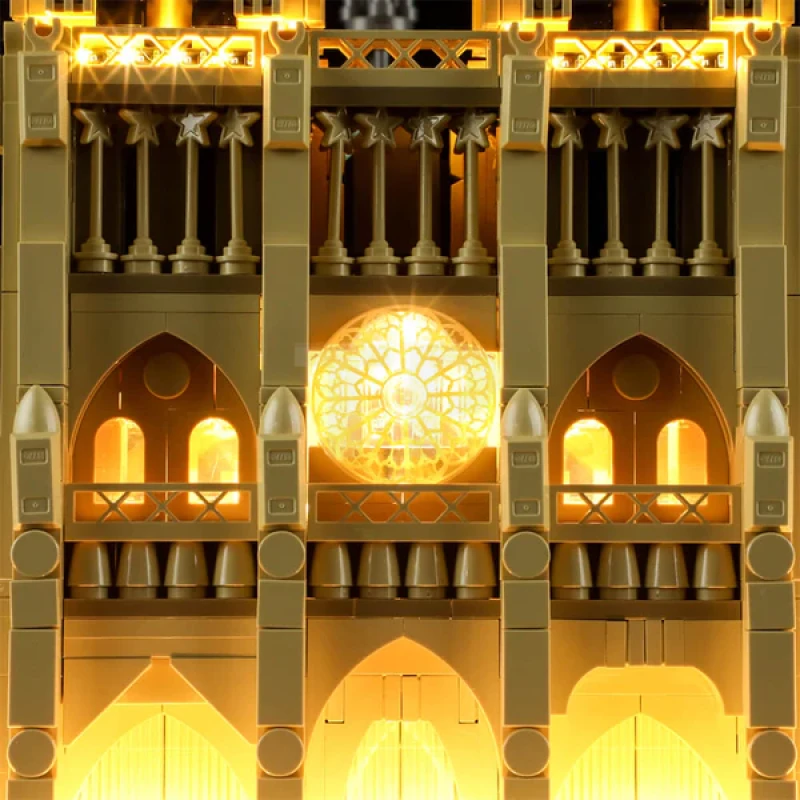 Light kit for LEGO® 21061 Notre-Dame de Paris