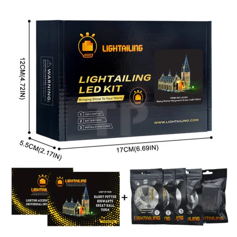 Light kit for LEGO® 75954 Hogwarts Great Hall