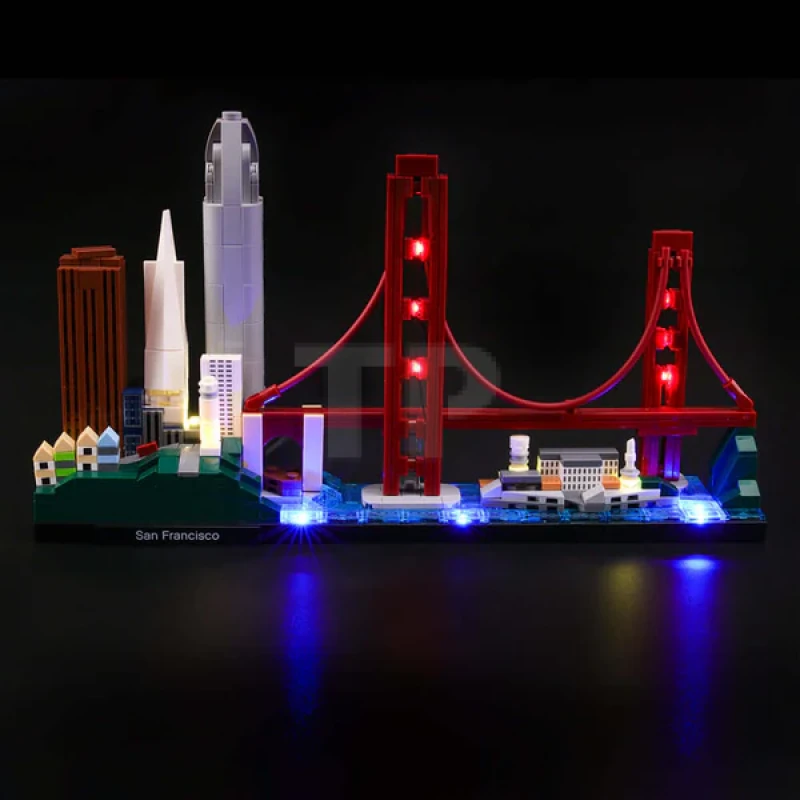 Light kit for LEGO® 21043 San Francisco