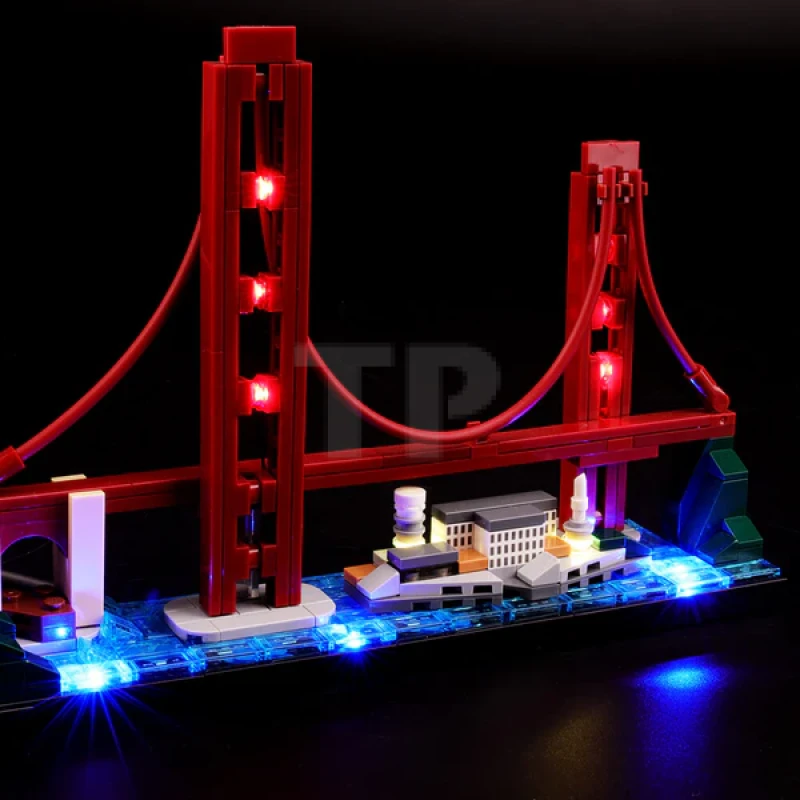 Light kit for LEGO® 21043 San Francisco